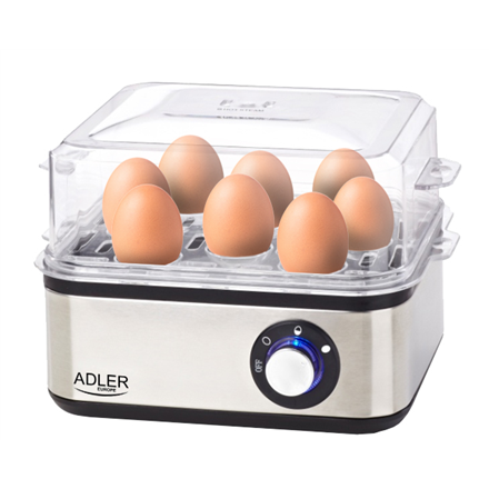 Adler | Egg boiler | AD 4486 | Stainless steel | 800 W – nuotrauka 1