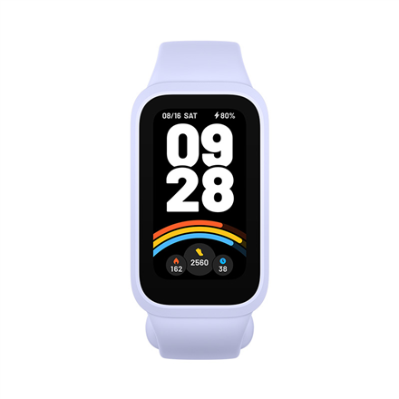 Xiaomi Smart Band 9 Active | TFT | Heart rate monitor | Waterproof | Bluetooth | Purple – nuotrauka 1