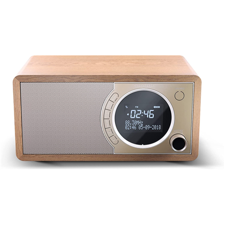 Sharp DR-450(BR) Digital Radio, FM/DAB/DAB+, Bluetooth 4.2, Alarm function, Brown · Sharp · Digital Radio – image 1