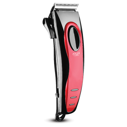 Adler | Hair clipper | AD 2825 | Corded | Red – nuotrauka 1