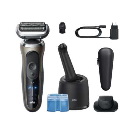 Braun 72-C7200cc Series 7 Shaver, Black/Gold | Braun – nuotrauka 1