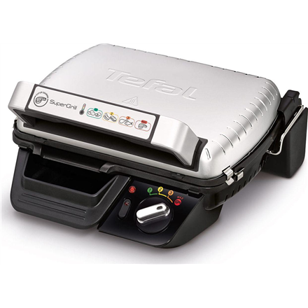 TEFAL | SuperGrill Standard | GC450B32 | Contact | 2000 W | Stainless steel – nuotrauka 1