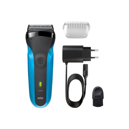 Braun 310 Series 3 Shaver, Blue/Black | Braun – nuotrauka 1