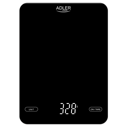 Adler | Kitchen Scale | AD 3177b | Maximum weight (capacity) 10 kg | Black – nuotrauka 1