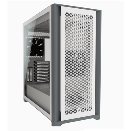 Corsair | Computer Case | iCUE 5000D | Side window | ATX | ATX | White – image 1