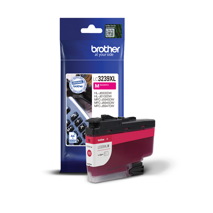 Brother High-yield Ink Cartridge | LC3239XLM | Ink | Magenta – image 1