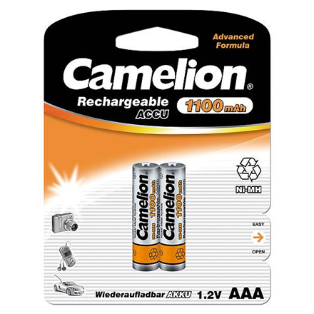 Camelion | AAA/HR03 | 1100 mAh | Rechargeable Batteries Ni-MH | 2 pc(s) – nuotrauka 1
