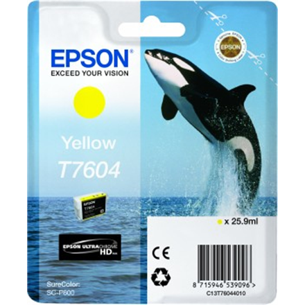 Epson T7604 | Ink Cartridge | Yellow – nuotrauka 1