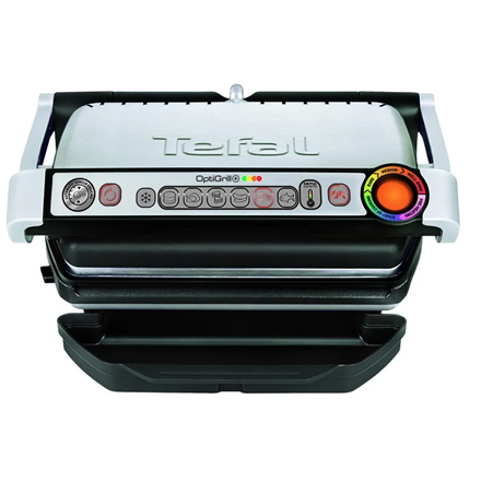 TEFAL | OptiGrill+ + Waffle plate set | GC716D12 | Electric Grill | 2000 W | Silver – image 1