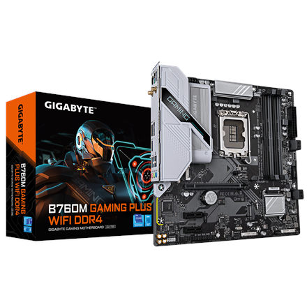 Gigabyte B760M GAMING PLUS WIFI DDR4 (rev. 1.0) · Processor family Intel · Processor socket LGA1700 – nuotrauka 1