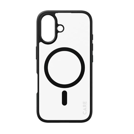 CARE Flagship Case | Back cover | Apple | iPhone 16 | Recycled plastic | Black | MagSafe – image 1