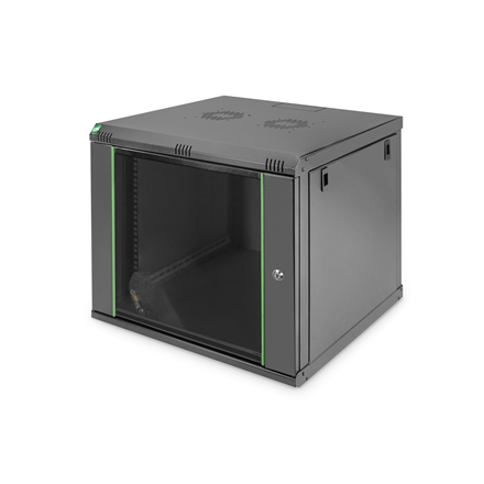 Digitus Wall Mounting Cabinet | DN-19 09-U-EC-SW | Black – nuotrauka 1