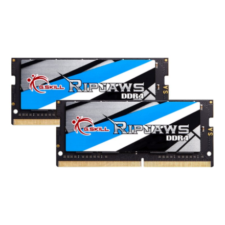G.Skill Ripjaws - 32 GB - 2 x 16 GB - DDR4 - 2400 MHz - 260-pin SO-DIMM - Juodas,Mėlyna,Gold,Pilkas,Baltas | G.Skill – nuotrauka 1