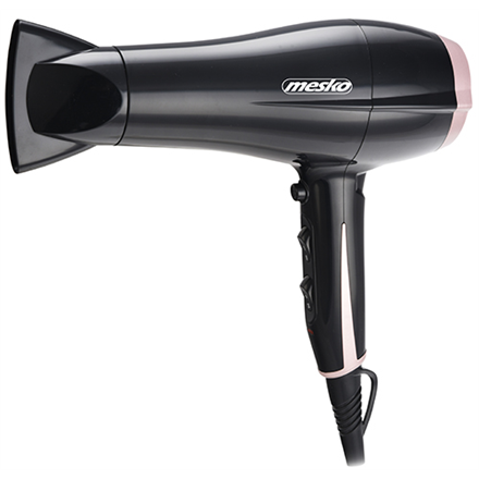 Mesko | Hair Dryer | MS 2249 | 2000 W | Number of temperature settings 3 | Black/Pink – nuotrauka 1