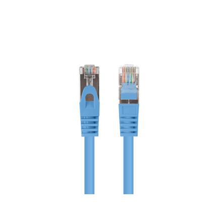 Lanberg Patchcord CAT.6 FTP 0.5M fluke passed 10-pack, Blue | PCF6-20CC-0050-B – nuotrauka 1