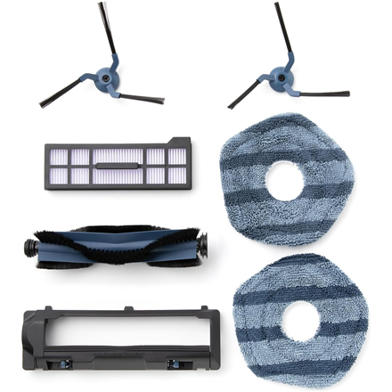 Anker Eufy | Replacement Parts Kit for Eufy C20 Omni Robot Vacuum, Roller Brush with Bristles and Rubber, Brush Guard, 2 Side Brushes, Washable Filter, and 2 Mop Cloths – nuotrauka 1