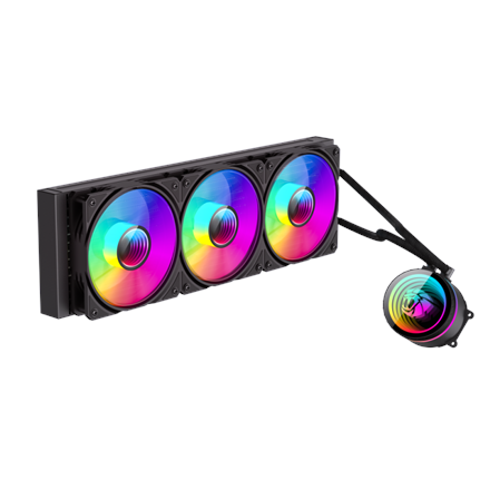 Gamemax CPU Liquid Cooler | ICEBURG 360 INFINITY BK | Black – image 1