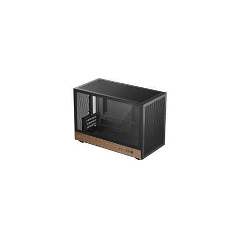 Deepcool Case | CH260 Wood | Micro Tower | Black – image 1