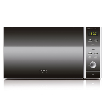 Caso | Microwave oven with Grill | MG 25 | Free standing | 900 W | Grill | Silver/Black – nuotrauka 1