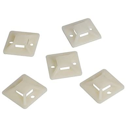 Cable Tie Mounts 20x20 mm | KAB0042 | Self-adhesive, for cable ties – image 1