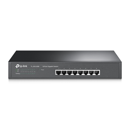 TP-LINK | 8-Port Gigabit Switch | TL-SG1008 | Unmanaged | Desktop/Rackmountable – nuotrauka 1