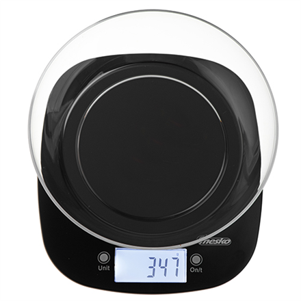 Adler Kitchen Scale with a bowl | MS 3179b | Graduation 1 g | Display type LCD | Black – nuotrauka 1