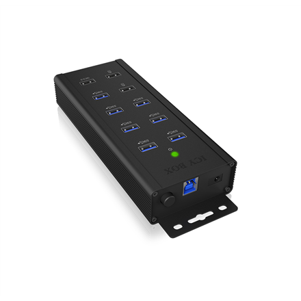 Raidsonic | 7-port Industrial hub | IB-HUB1703-QC3 | USB Type-A – nuotrauka 1