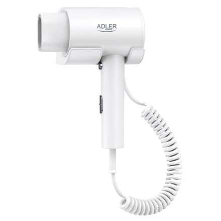 Adler Wall-Mount Hair Dryer | AD 2285 | 2000 W | Number of temperature settings 3 | White – nuotrauka 1