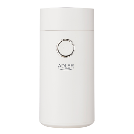 Adler | Coffee Mill | AD 4446ws | 150 W | Coffee beans capacity 75 g | White – nuotrauka 1