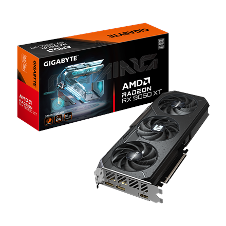 Gigabyte Radeon RX 9060 XT GAMING OC 16G · AMD · 16 GB – nuotrauka 1