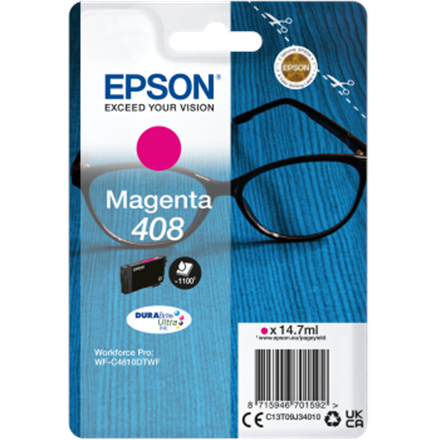 Epson DURABrite Ultra 408L | Ink cartrige | Magenta – nuotrauka 1