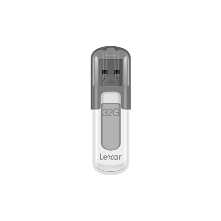 Lexar | Flash drive | JumpDrive V100 | 32 GB | USB Type-A | Grey – nuotrauka 1