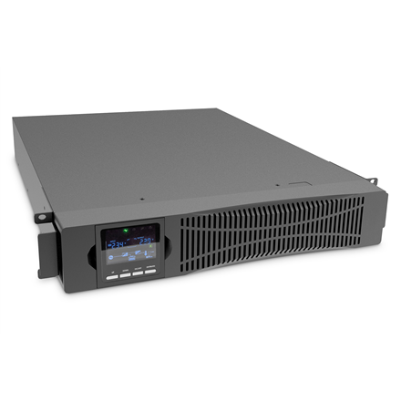 DIGITUS OnLine UPS, rack/tower, 1500VA, 1500W, LCD, 8 x C13, 1 x C19, RS-232, USB, RJ45, SNMP card (optional), relay card (optional) · Digitus · OnLine UPS – image 1