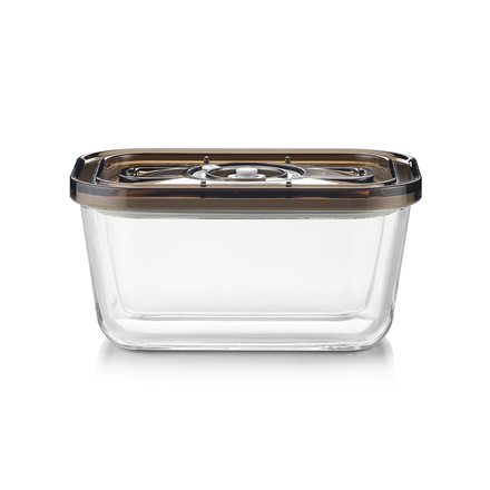 Caso Glass Vacuum Container with Plastic Lid | VacuBoxx Eco M | Transparent – nuotrauka 1