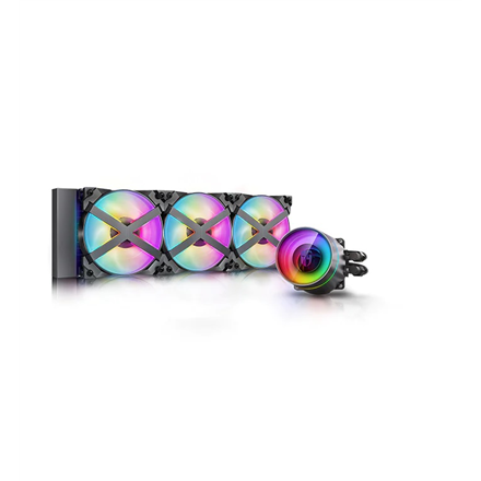 Deepcool | CASTLE 360EX RGB | Black | Intel, AMD | CPU Liquid Cooler – nuotrauka 1