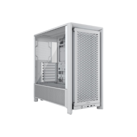Corsair PC Case | Frame 4000D Modular | Mid-Tower | White – image 1