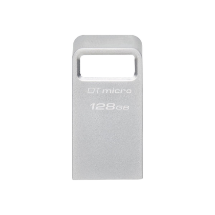 Kingston | USB 3.2 Flash Drive | DataTraveler micro | 128 GB | USB Type-A | Silver – nuotrauka 1