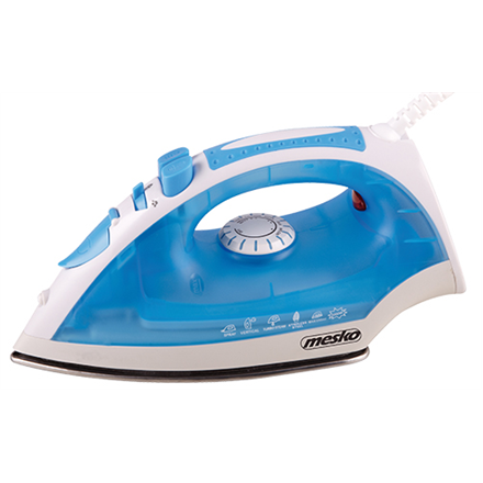 Iron | Mesko | MS 5023 | With cord | 2200 W | Blue/White – nuotrauka 1