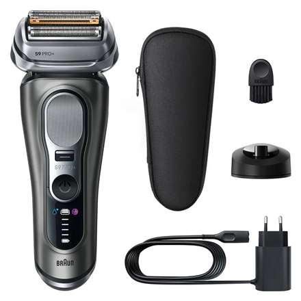 Braun Shaver | 9615S Series 9 Pro+ | Operating time (max) 60 min | Wet & Dry | Grey – image 1