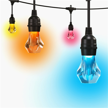 Nanoleaf Essentials Matter Smart Multicolour Outdoor String Lights Starter Kit 15m | 16M+ – nuotrauka 1