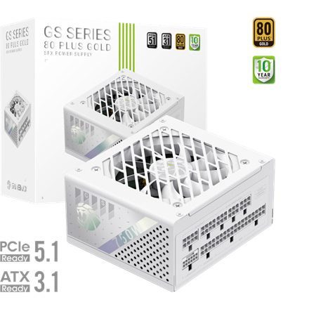 Gamemax PSU | GS 750G WH | 750 W | SFX | White | Full Modular – nuotrauka 1
