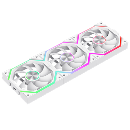 Gamemax FN12A-N2 WL-W | Case fan | White – nuotrauka 1