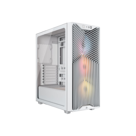 Corsair PC Case | 3200D RS ARGB | Mid-Tower | White – image 1
