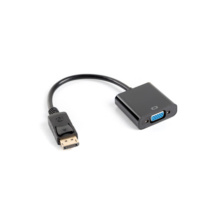 Lanberg Adapter Cable DisplayPort to VGA, 20 cm | AD-0002-BK – nuotrauka 1