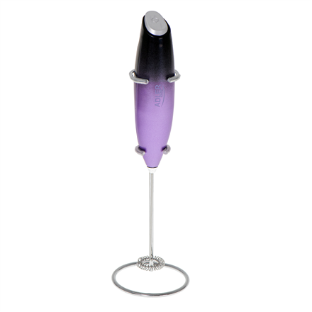 Adler | Milk frother with a stand | AD 4499 | Milk frother | Black/Purple – nuotrauka 1