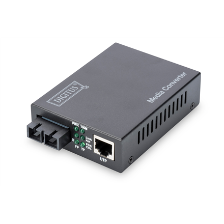 Digitus Fast Ethernet Media Converter, Multimode SC connector, 1310nm, up to 2km – image 1