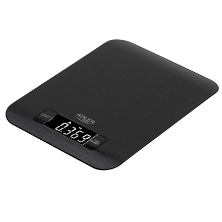 Adler Kitchen Scale | AD 3183b | Graduation 1 g | Black – nuotrauka 1