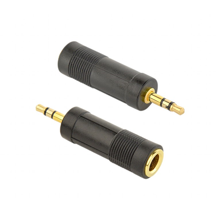 Cablexpert 6.35 mm female to 3.5 mm male audio adapter | A-6.35F-3.5M – nuotrauka 1
