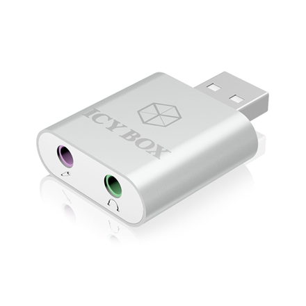 Raidsonic | ICY BOX IB-AC527 | USB to microphone and headphone adapter – image 1