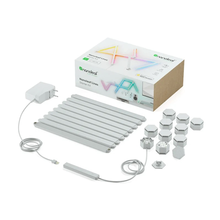 Nanoleaf | Lines Starter Kit (9 panels) | 16M+ colors – nuotrauka 1